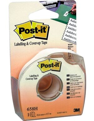 POS-IT CINTA PARA OCULTAR Y ETIQUETAR 25MM. X 18M.