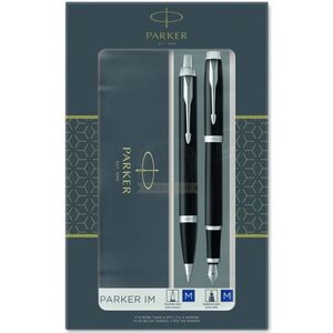 PARKER JUEGO BOLÍGRAFO Y PLUMA IM NEGRO CT