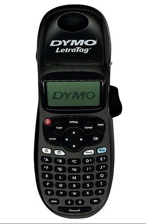 DYMO ROTULADORA LETRATAG LT-100H NEGRO