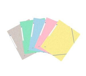 OXFORD CARPETA A4+ GOMAS SOLAPA TOP FILE COLORES PASTEL