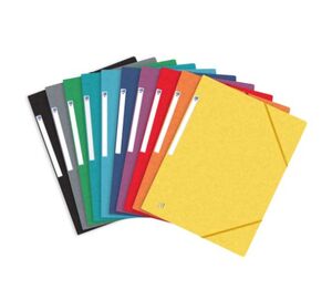 OXFORD CARPETA A4+ GOMAS SOLAPA TOP FILE COLORES VIVOS