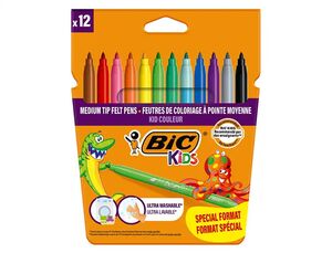 BIC KIDS ROTULADORES 12 COLORES COULEUR
