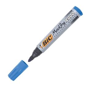 BIC ROTULADOR PERMANENTE 2000 PUNTA CÓNICA AZUL