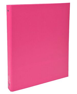 EXACOMPTA CARPETA A4 4 ANILLAS FORRADA PP FUCSIA