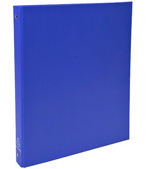 EXACOMPTA CARPETA A4 4 ANILLAS FORRADA PP AZUL