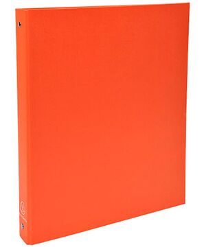 EXACOMPTA CARPETA A4 4 ANILLAS FORRADA PP NARANJA