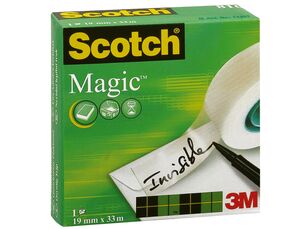 SCOTCH MAGIC 810 CINTA ADHESIVA 12MM. X 33M. INVISIBLE