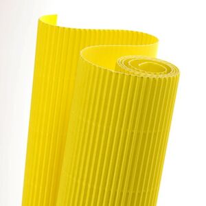 CANSON CARTÓN ONDULADO 50 X 70MM. AMARILLO LIMÓN