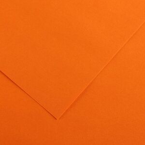 CANSON CARTULINA 50 X 65CM. 185GRS. 9 NARANJA