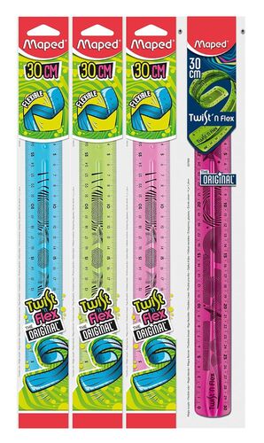 MAPED REGLA TWIST'N FLEX 30CM. FLEXIBLE