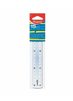 MAPED REGLA CRISTAL ESSENTIALS 15CM.
