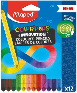 MAPED CERAS 12 COLORES COLORPEPS INFINITY