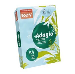 ADAGIO PAPEL A4 500 HOJAS PASTEL AZUL CELESTE
