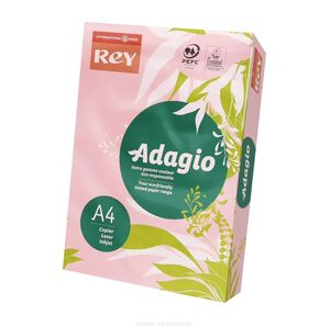 ADAGIO PAPEL A4 500 HOJAS PASTEL ROSA