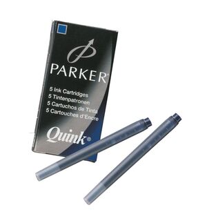 PARKER RECAMBIO PLUMA AZUL 5 CARTUCHOS