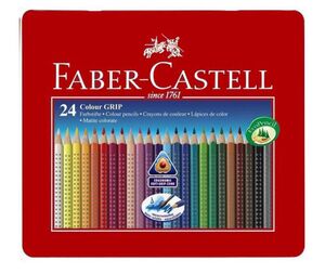 FABER CASTELL LÁPICES DE MADERA 24 COLORES ACUARELABLES