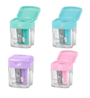 FABER CASTELL SACAPUNTAS CON DEPÓSITO MINI BOX