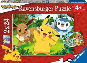 RAVENSBURGUER PUZZLE 2 X 24 PIEZAS POKEMON