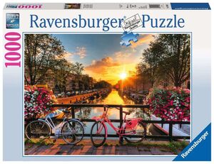 RAVENSBURGER PUZZLE 1000 PIEZAS BICICLETAS EN AMSTERDAM