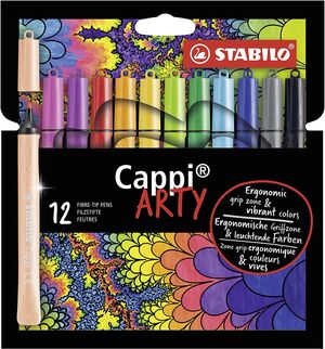 STABILO CAPPI ARTY ROTULADORES 12 COLORES