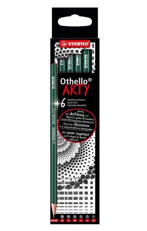 STABILO OTHELLO ARTY LÁPICES MIX DUREZA 6 UNDS.
