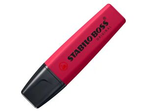 STABILO ROTULADOR FLUORESCENTE BOSS NATURECOLORS ROJO BORGOÑA