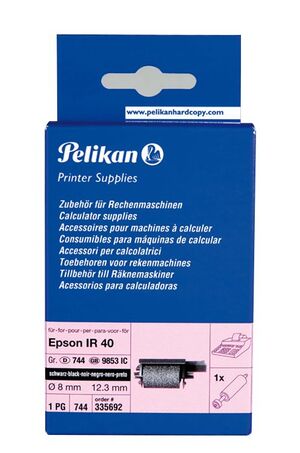 PELIKAN RODILLO TINTA CALCULADORA IR40 NEGRO