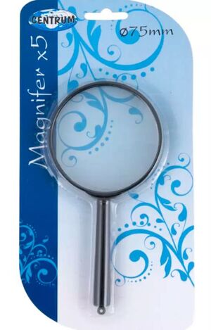 CENTRUM LUPA CRISTAL 75MM. AUMENTO X5