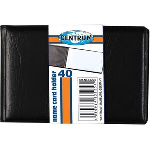 CENTRUM TARJETERO 40 TARJETAS NEGRO APAISADO