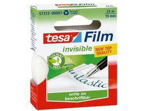 TESA CINTA ADHESIVA 19MM. X 33M. INVISIBLE