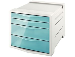 ESSELTE MÓDULO COLOUR ICE 4 CAJONES AZUL