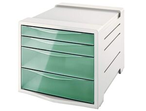 ESSELTE MÓDULO COLOUR ICE 4 CAJONES VERDE