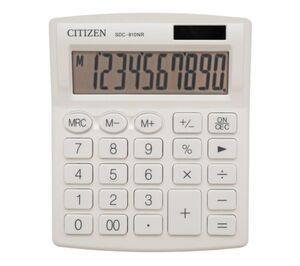 CITIZEN CALCULADORA SCD-810 SOBREMESA 10 DÍGITOS BLANCO