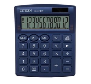 CITIZEN CALCULADORA SCD-812 SOBREMESA 12 DÍGITOS AZUL