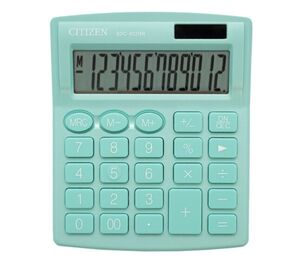 CITIZEN CALCULADORA SCD-812 SOBREMESA 12 DÍGITOS VERDE