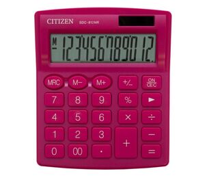CITIZEN CALCULADORA SCD-812 SOBREMESA 12 DÍGITOS ROSA