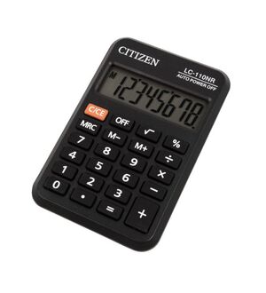 CITIZEN CALCULADORA BOLSILLO LC-110 NEGRO