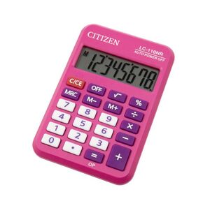 CITIZEN CALCULADORA BOLSILLO LC-110 ROSA