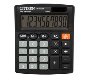 CITIZEN CALCULADORA SCD-810 SOBREMESA 10 DÍGITOS NEGRO