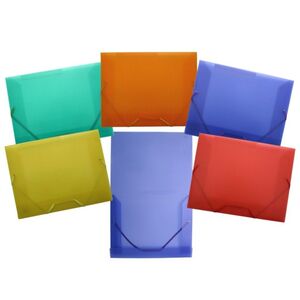 BISMARK CARPETA A4 SOLAPA PP COLOR SEMI TRANSPARENTE