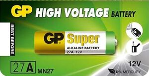 GP BATERÍA ALKALINA 27A