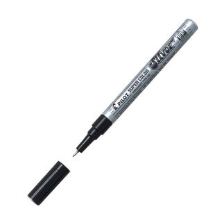 PILOT ROTULADOR PERMANENTE FINO PLATA 