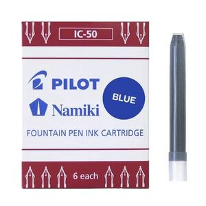 PILOT RECAMBIO PLUMA NAMIKI AZUL 6 UNDS.