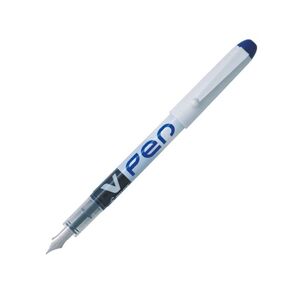 PILOT PLUMA DESECHABLE VPEN WHITE 0,5MM. AZUL