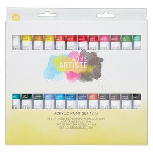 DOCRAFTS ARTISTE SET 24 PINTURAS ACRÍLICAS