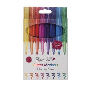 DOCRAFTS ROTULADORES GLITTER 8 COLORES
