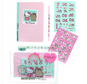 SET DE PAPELERÍA HELLO KITTY & PUSHEEN THE CAT