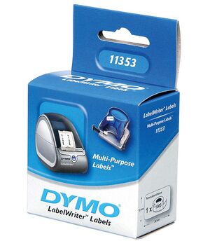 DYMO ETIQUETAS ADHESIVAS 24 X 12MM. BLANCO