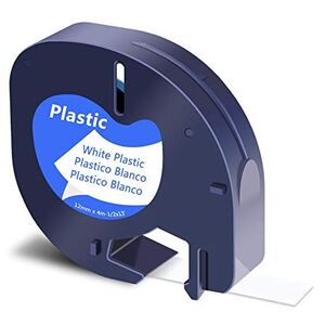 DYMO CINTA LETRATAG PLÁSTICO BLANCO