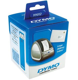 DYMO ETIQUETAS ADHESIVAS 89 X 36MM. BLANCO